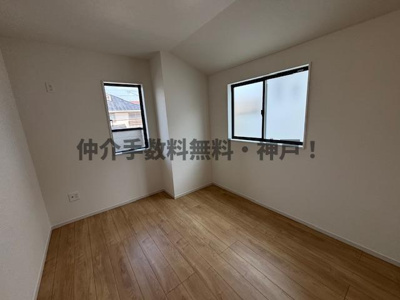 【洋室】 | 神戸市西区竹の台5丁目　新築戸建1号棟　仲介手数料無料！ | 洋室です