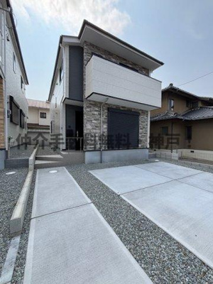 【外観】 | 神戸市西区竹の台5丁目　新築戸建1号棟　仲介手数料無料！ | 物件の外観です