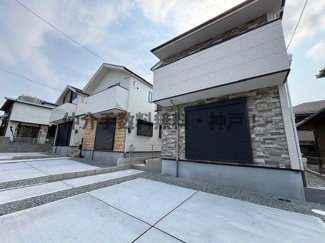 【外観】 | 神戸市西区竹の台5丁目　新築戸建1号棟　仲介手数料無料！ | 落ち着いた雰囲気の外観です