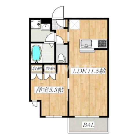 プラネッツの間取り|間取りです☆