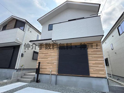 【外観】 | 神戸市西区竹の台5丁目　新築戸建2号棟　仲介手数料無料！ | きれいな外観です