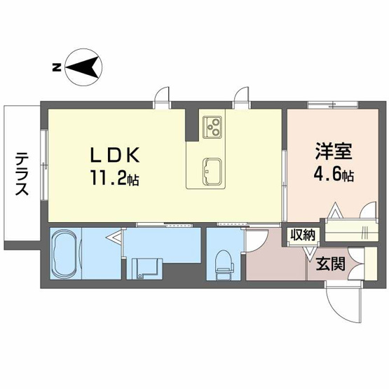 【間取り】 | シャーメゾン山吹