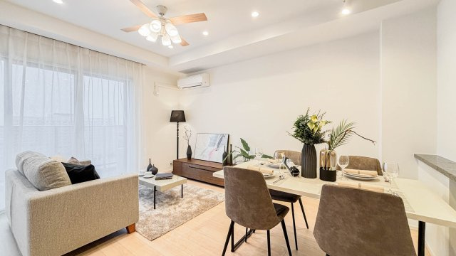 シティタワーズ東京ベイ　セントラルタワーの居間・リビング|ゆったりとした居間です