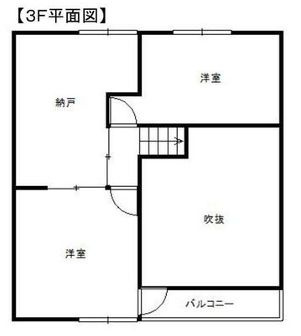 大府市柊山町7丁目　住居付き倉庫の間取り|3階