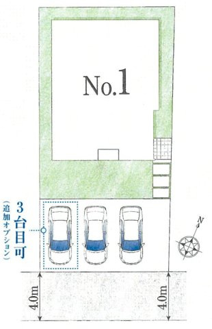 所沢市下富の区画図