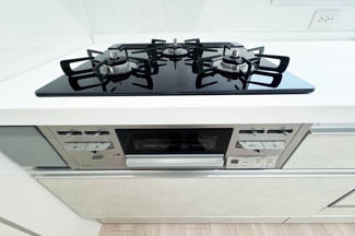 【キッチン】 | ユニライフ宇治木幡 | 【設備：ガスコンロ】