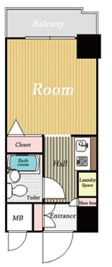 【間取り】 | ラポール中目黒