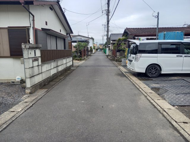 ひたちなか市津田　4期の前面道路含む現地写真|前面道路含む現地写真です