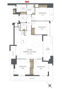 【間取り】ヴィセント到津 