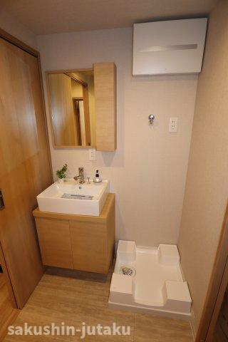 ソレイユ鷹の台の洗面所|お洒落な洗面化粧台です！