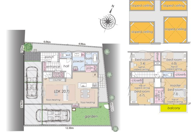 新築分譲［ミラクラスおおたかの森東］の間取り