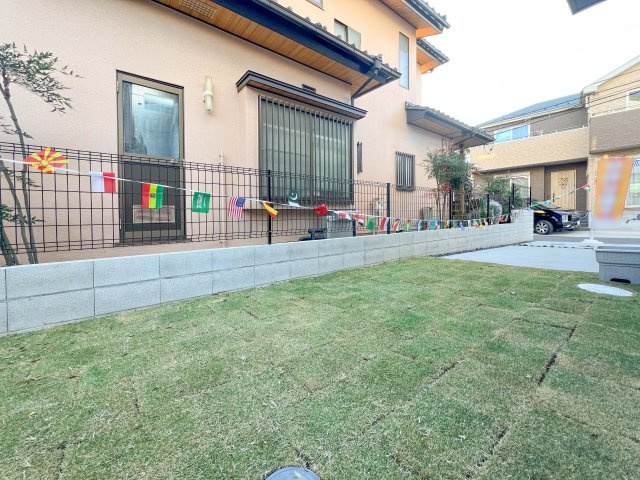 新築分譲［ミラクラスおおたかの森東］の庭|（２０２５年１１月撮影）