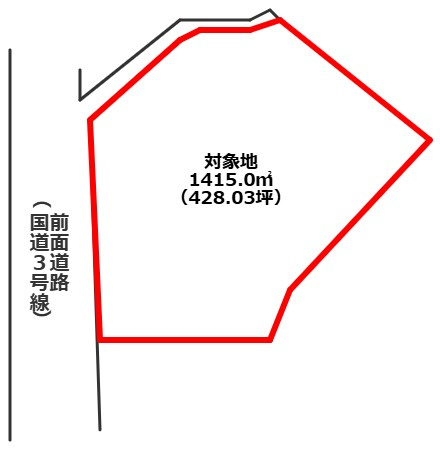 【土地図】 | 山鹿市杉 | ☆土地図☆※簡略図のため現況優先です！