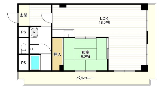マンションジュエルの間取り