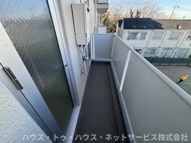 キャッスル北柏のバルコニー