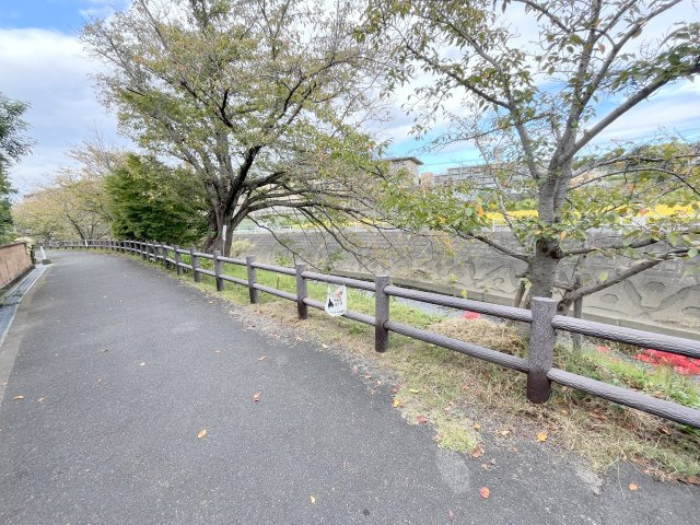 生駒市中菜畑２丁目のテラスの駐車場