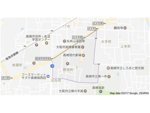 T’sSQUARE野見町の地図