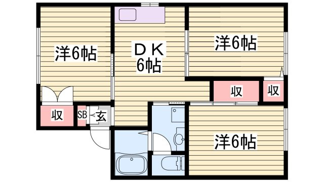 第１ハイネスの間取り