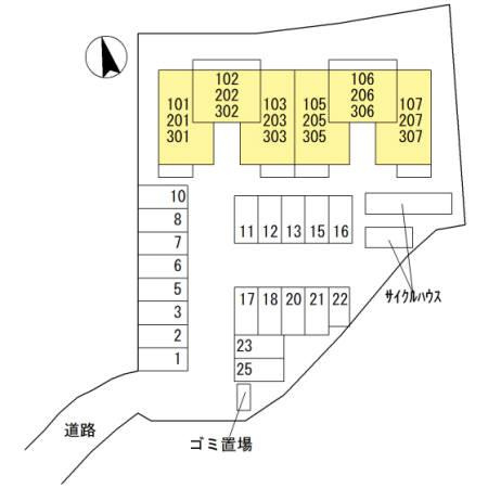 モア・サンハイムの区画図