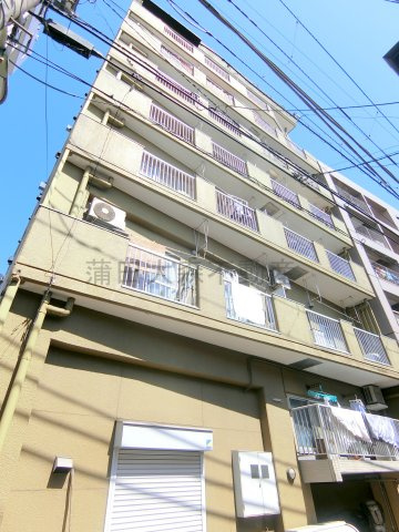 Zion Courtシオンコート平和島の外観|1981年2月築　RC鉄筋コンクリート造地上7階建て1R～2LDK.3DK
東京都大田区大森北3丁目　JR京浜東北線大森駅徒歩15分、京浜急行本線平和島駅徒歩4分