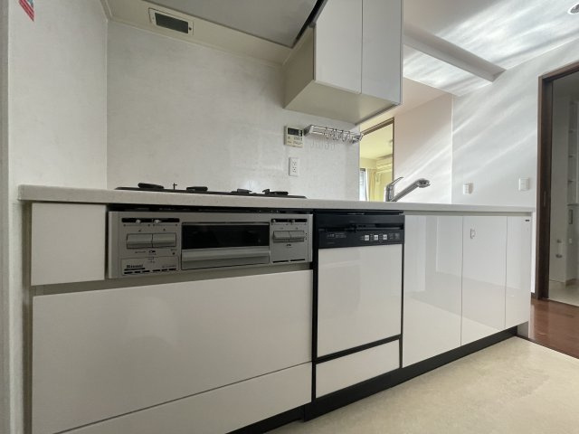 中古マンション　レジーア並木　9階　大島小・第五中のキッチン|ガスは都市ガスです。