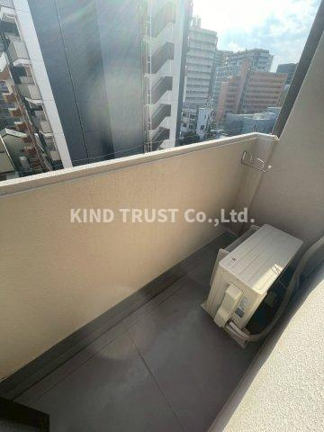 ラインハイツ瀬戸のバルコニー|外からの目が気にならないバルコニーで洗濯物が干せます