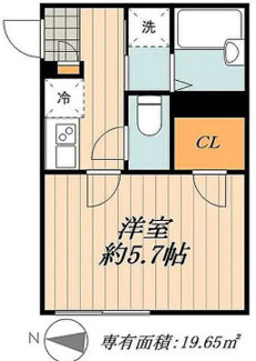 【間取り】 | 【木造アパート】足立区東伊興3