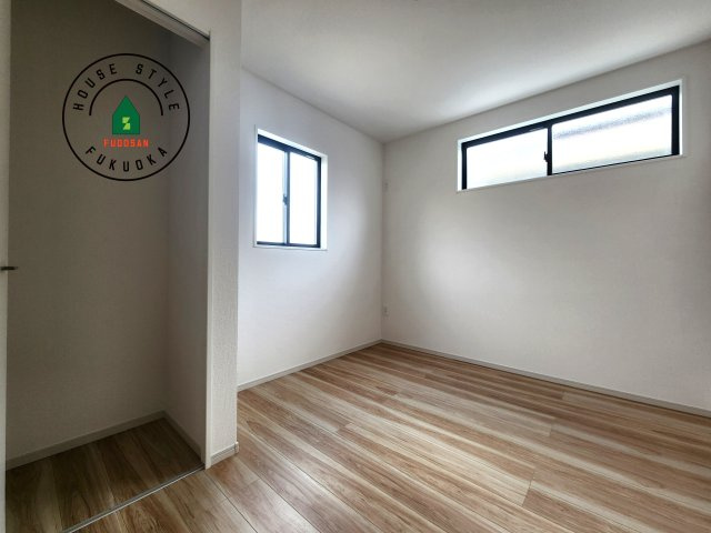 糸島市潤1丁目第2-1棟（1号棟）　の和室|将来的に、琉球畳を引きまして和室風にすることも可能です。