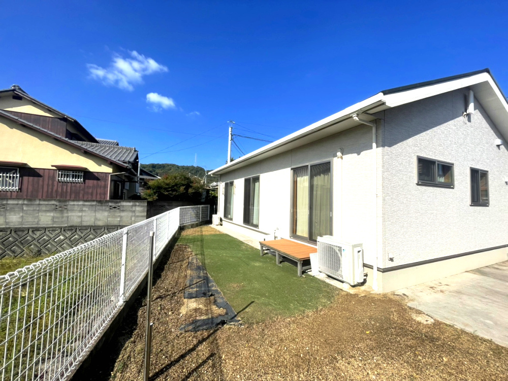 岡本町　平家戸建の庭
