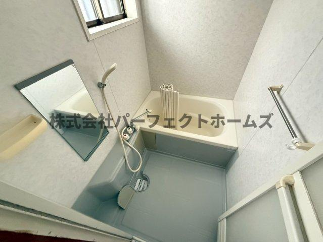 宮之下町戸建　賃貸の浴室|コンパクトで使いやすいお風呂です