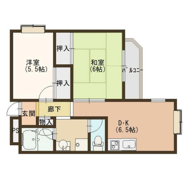 メゾンミヤマエの区画図