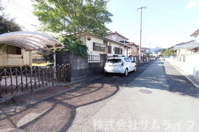 【前面道路含む現地写真】 | 相田74坪条件なし売地