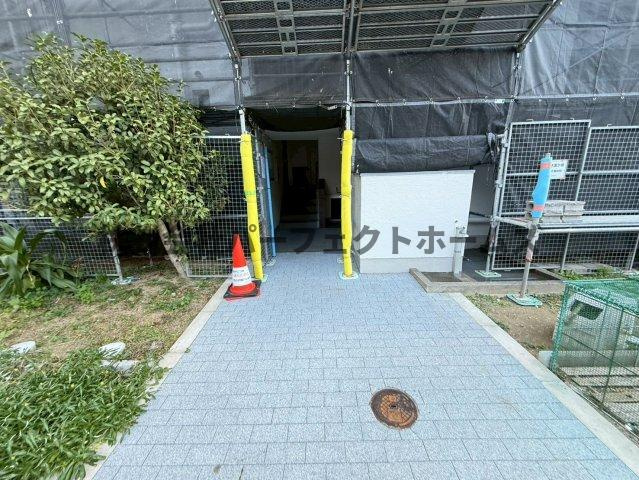 香里三井団地A6棟のエントランス|毎日通るエントランスはこのようになっています