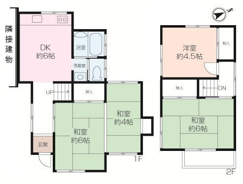 港南6丁目中古戸建（連棟式建物、再建築不可）の画像