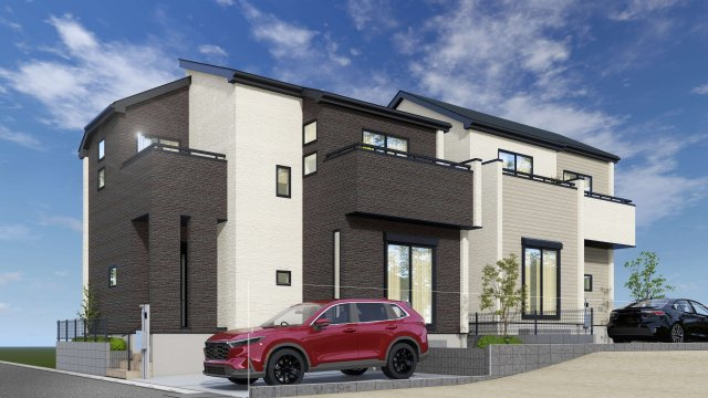 所沢新町2期の完成予想図|実際とは異なる可能性がございます。
※家具・家電・備品は付属しません。