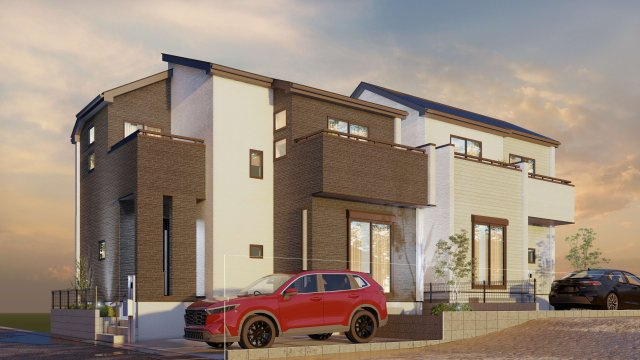 所沢新町2期の完成予想図|実際とは異なる可能性がございます。
※家具・家電・備品は付属しません。