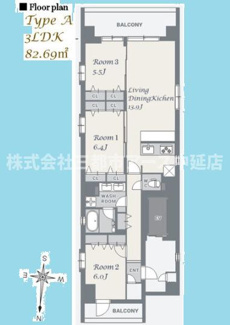 【間取り】 | スプランディッド品川DUE | スプランディッド品川DUE