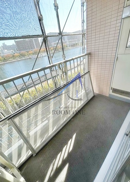 リバーサイドマンションＢ棟のバルコニー|バルコニーです。