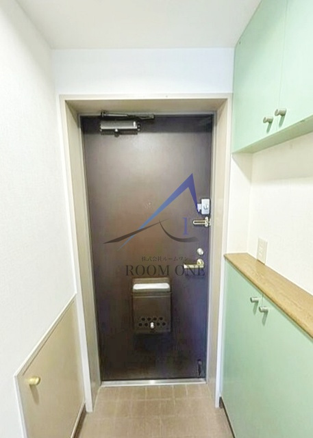 リバーサイドマンションＢ棟の玄関|玄関です。