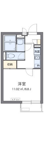 クレイノヴィラ曽根Ｅの間取り|代表的な間取のため実際の間取とは異なる場合があります