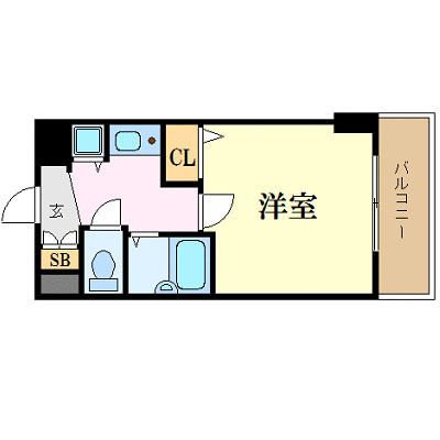 ストリーム江坂の間取り
