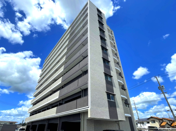 アルファスマート総社駅南の外観|・外観
総戸数45世帯のマンション、9階の物件です！