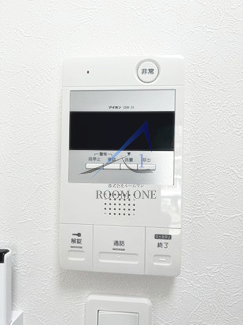 Cozy大井公園のセキュリティ|モニター付きインターホンです。
