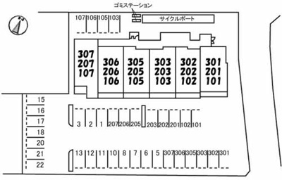 【区画図】 | ベレオ一ツ橋
