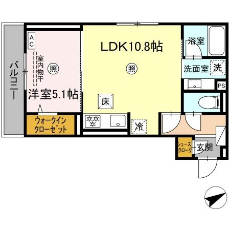 アベリアⅡ番館の間取り