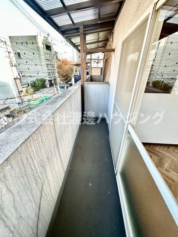 十八条一戸建のバルコニー