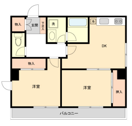 【間取り】 | ミール千歳烏山