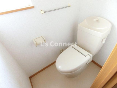 【トイレ】 | ＶＩＶＡＣＥ雷神Ｃ棟 | 暖房便座付きのトイレ。