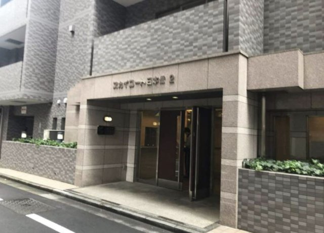 スカイコート日本橋第2のエントランス|ゆとりのあるエントランスです