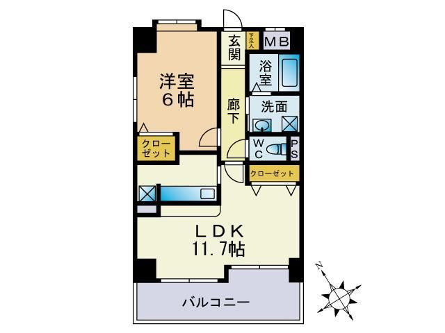 グランパ藤永田の間取り